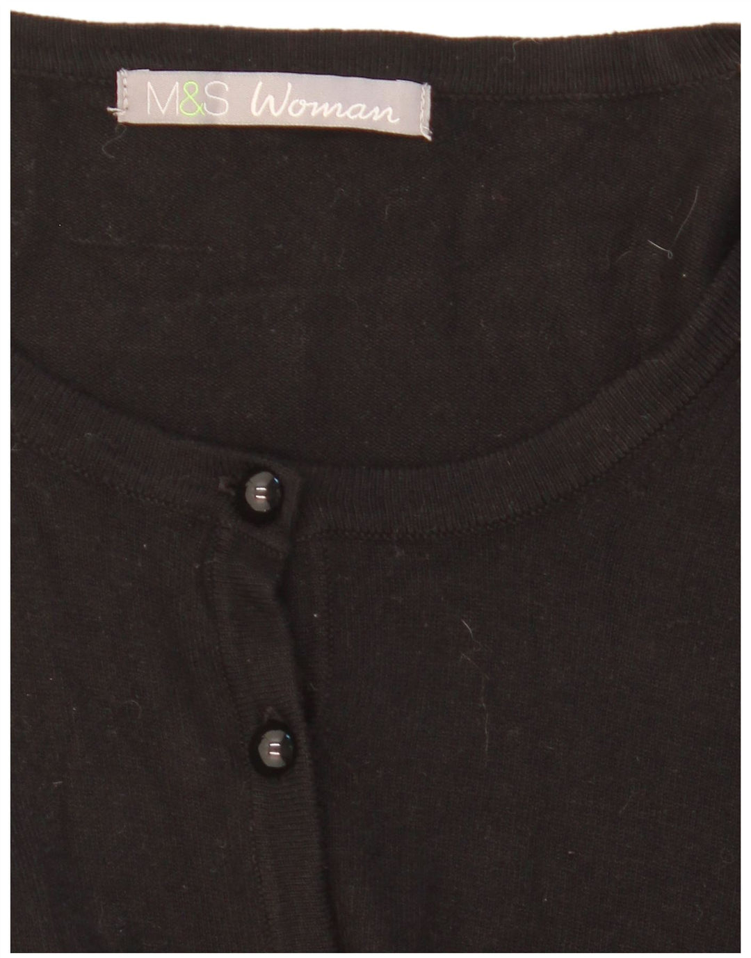 Suéter cardigã feminino Marks & Spencer Reino Unido 14 médio preto