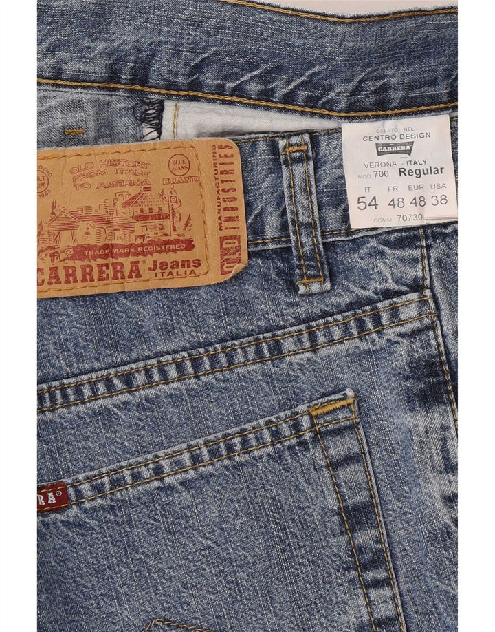Carrera Masculino 700 Regular Straight Jeans W38 L28 Azul Algodão