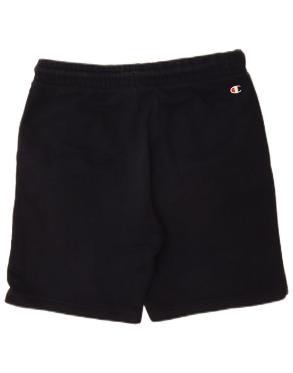 Shorts esportivos gráficos masculinos Champion médio azul marinho