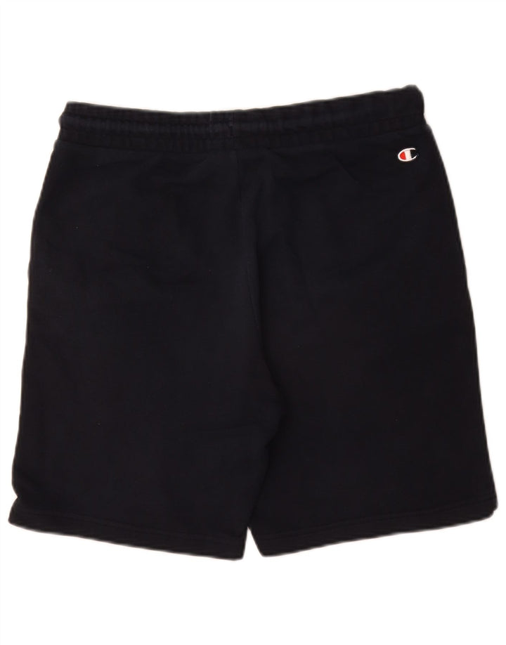 Shorts esportivos gráficos masculinos Champion médio azul marinho