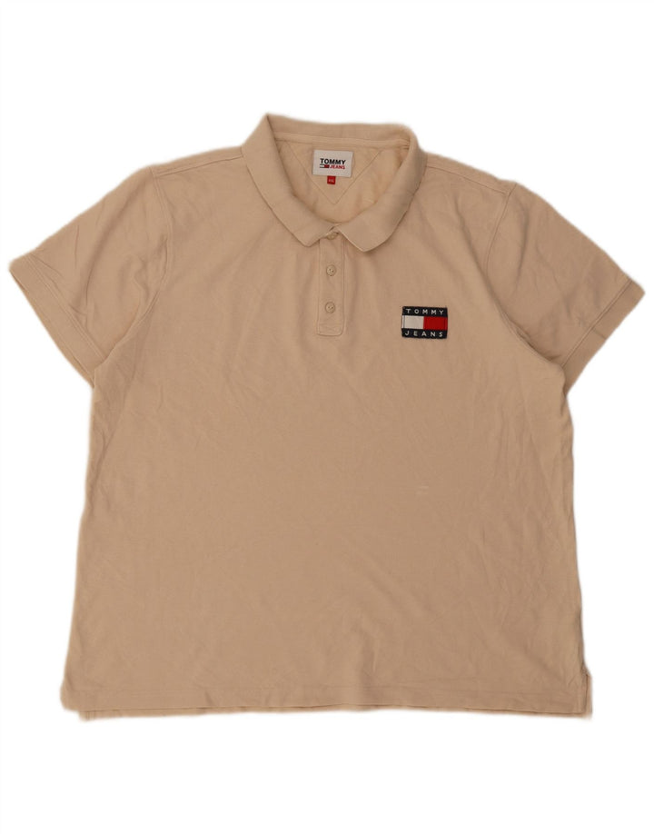 Camisa polo masculina TOMMY HILFIGER 2XL algodão rosa