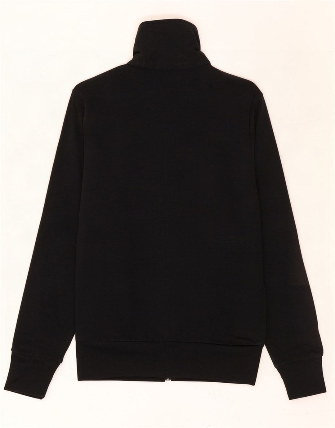Adidas Womens Tracksuit Top Jacket UK 10 Pequeno Poliéster Preto