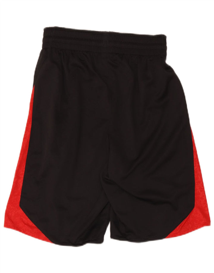 Adidas Mens Sport Shorts Pequeno Poliéster Colorblock Preto