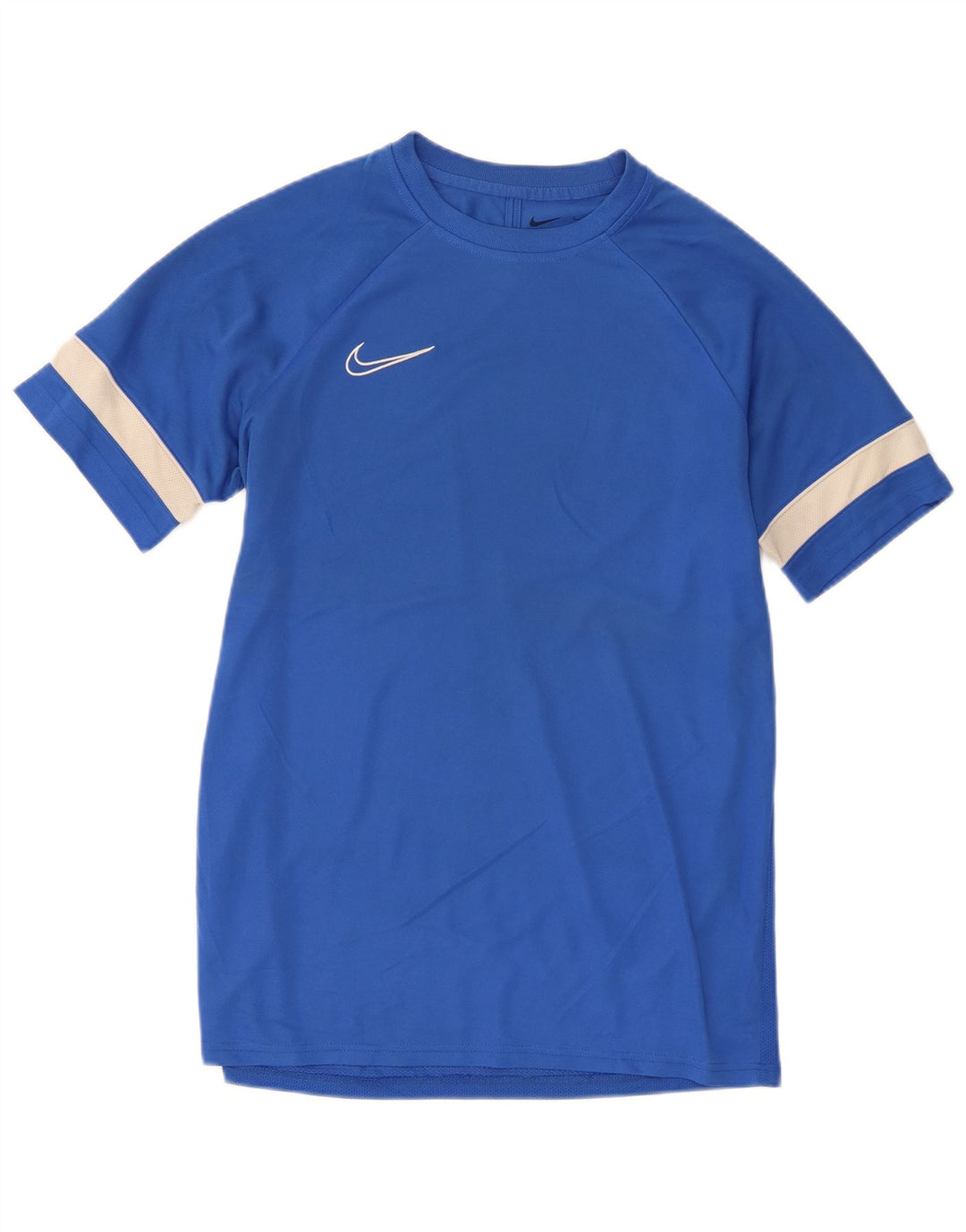 Camiseta Nike Masculina Dri Fit Top Grande Azul Colorblock Poliéster