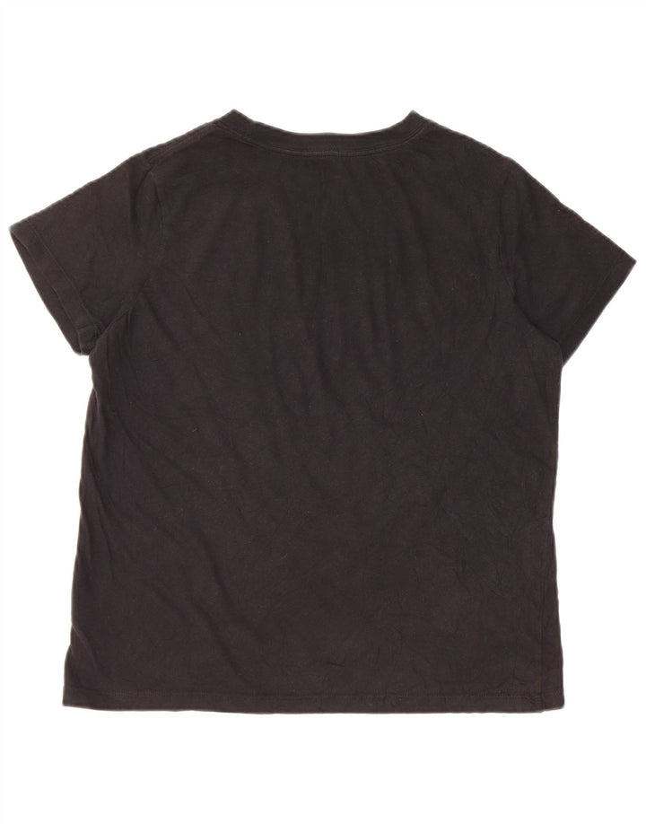 Camiseta gráfica feminina NIKE 13-14 anos XL preto algodão