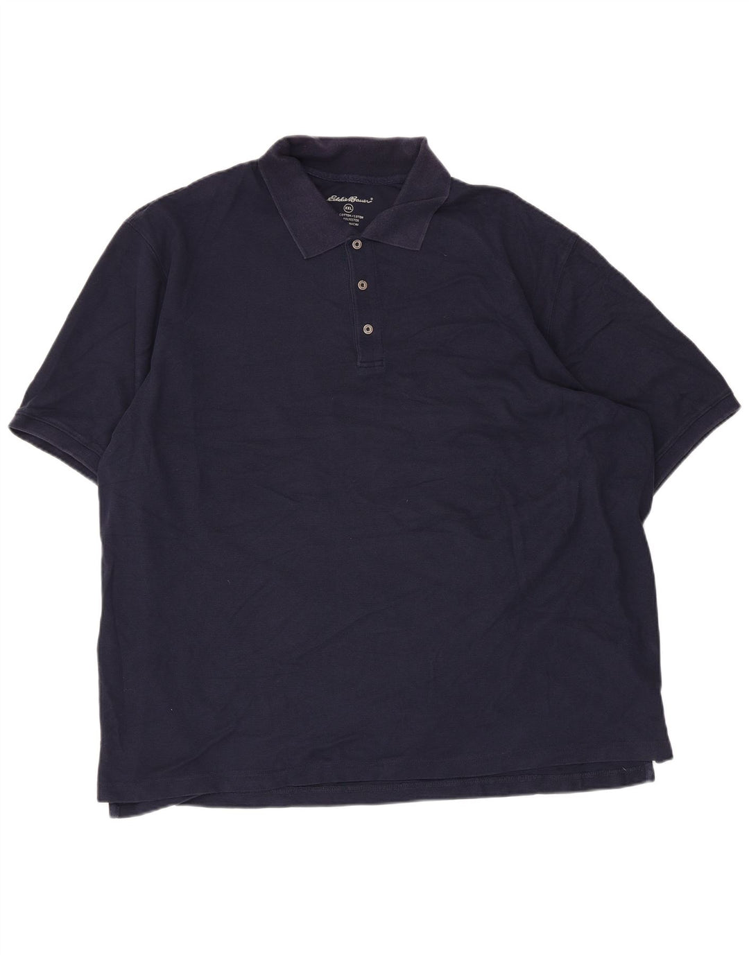 Camisa polo masculina EDDIE BAUER 2XL algodão azul marinho