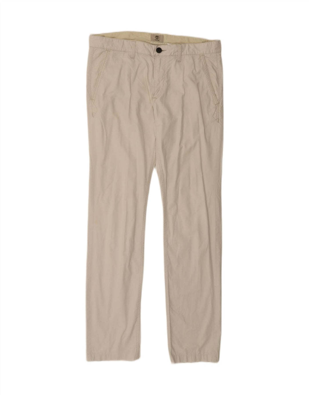 Calça Chino Masculina Slim TIMBERLAND W36 L34 Algodão Branco