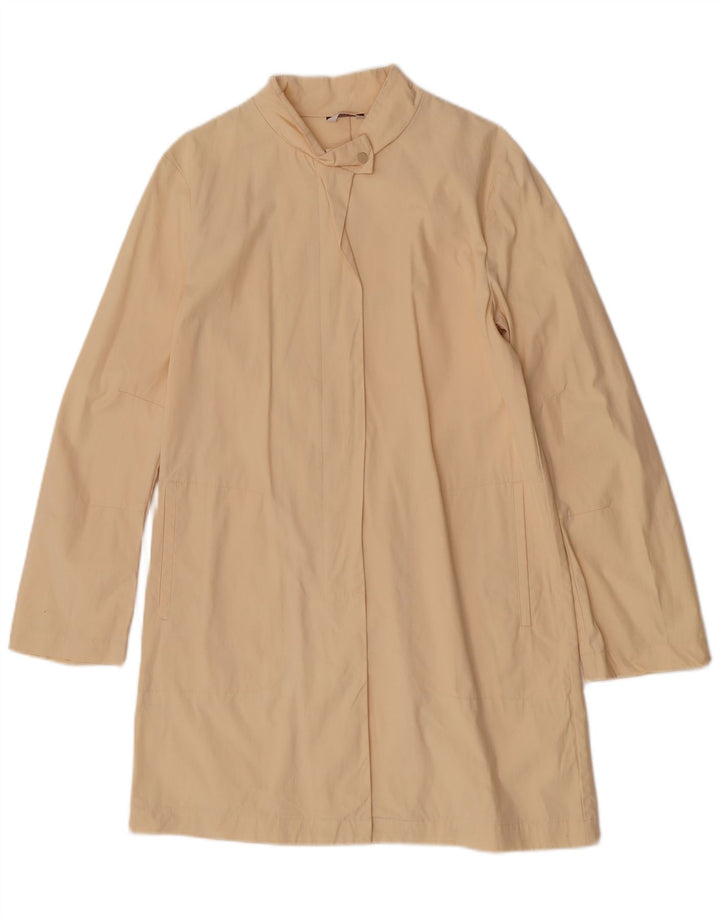 Sobretudo feminino Stefanel UK 14 grande algodão rosa