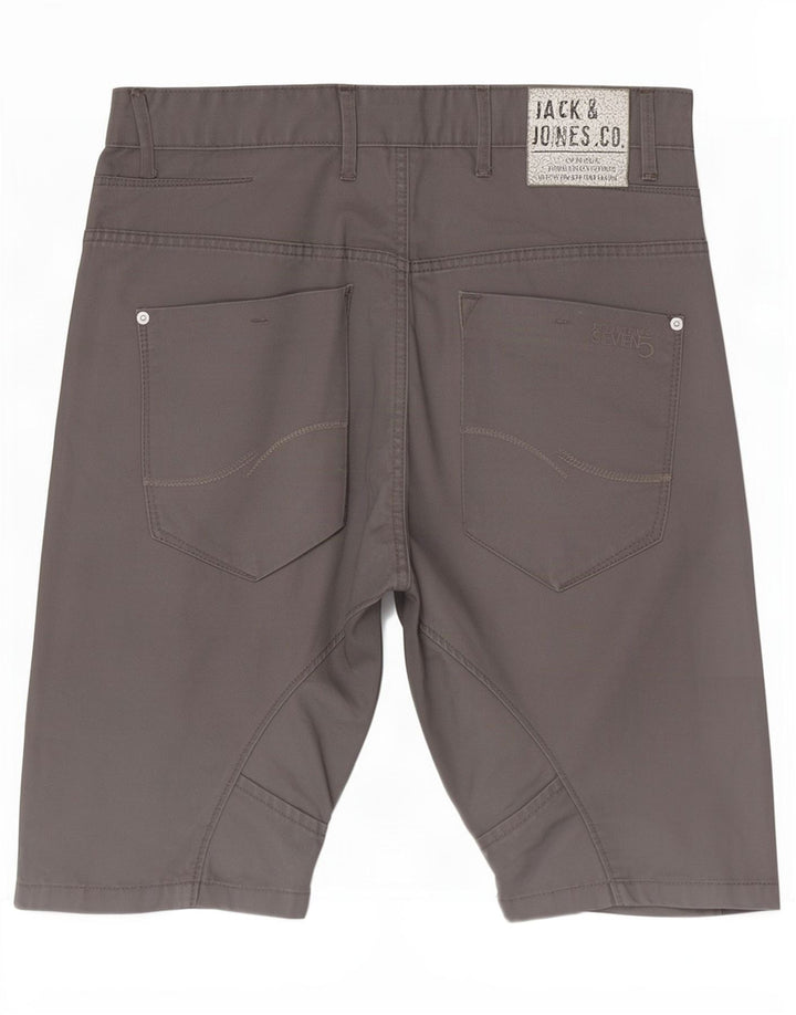 Shorts casuais masculinos Jack & Jones W32 cinza médio