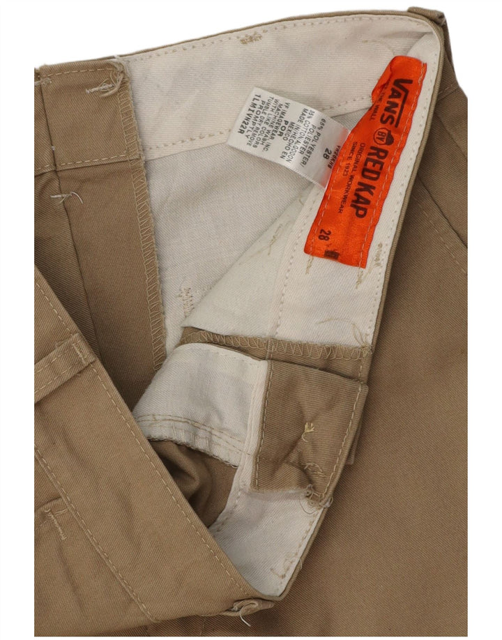 Shorts masculino Vans Red Kap Chino W28 pequeno cáqui poliéster