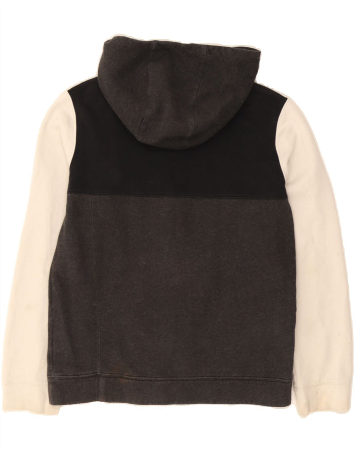 NIKE Boys Standard Fit Zip Hoodie Sweater 12-13 Years Large Grey Vintage Nike and Second-Hand Nike from Messina Hembry 