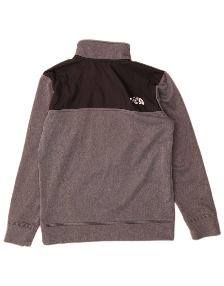 Moletom The North Face Boys 9-10 anos cinza médio Colourblock