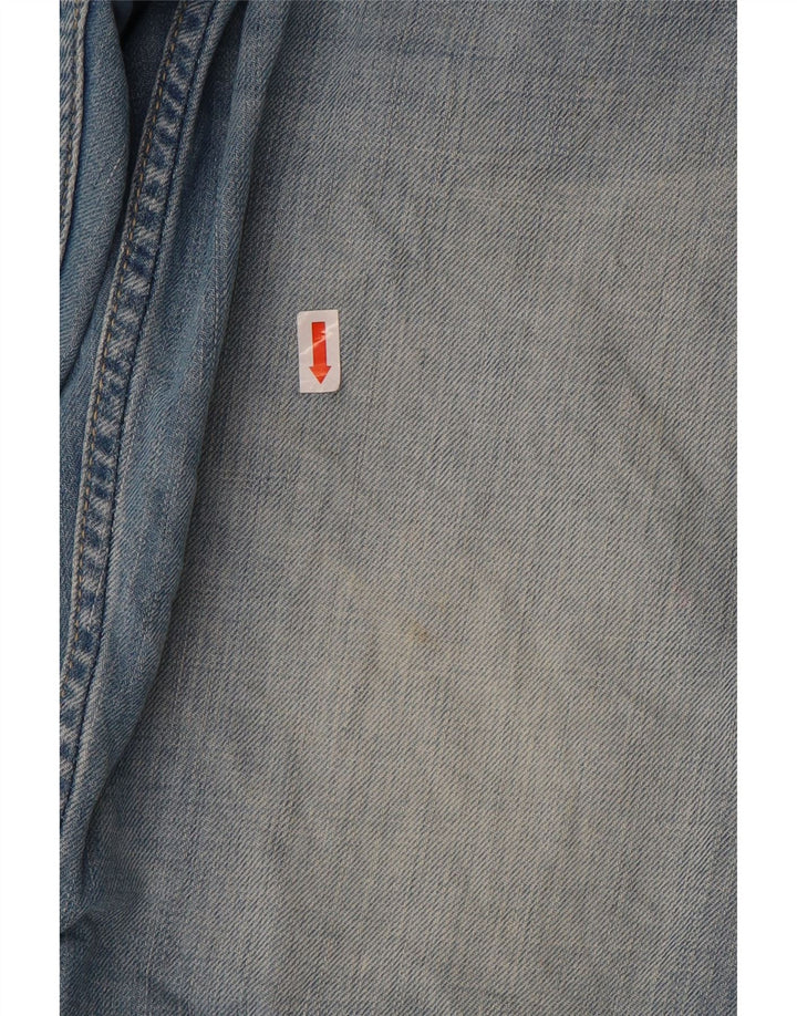 Shorts jeans masculino LEE W33 algodão azul médio