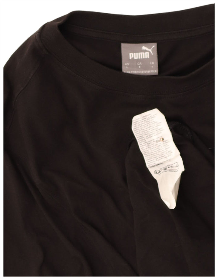 Camiseta masculina PUMA grande algodão preto