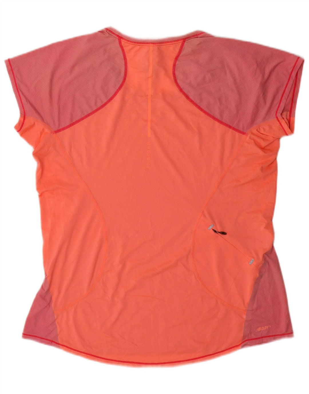 Camiseta feminina NEW BALANCE UK 18 XL rosa colorblock nylon