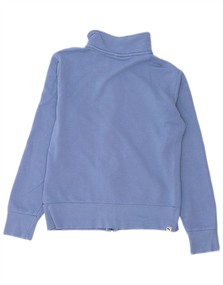 Puma Womens Tracksuit Top Jacket UK 12 Médio Azul