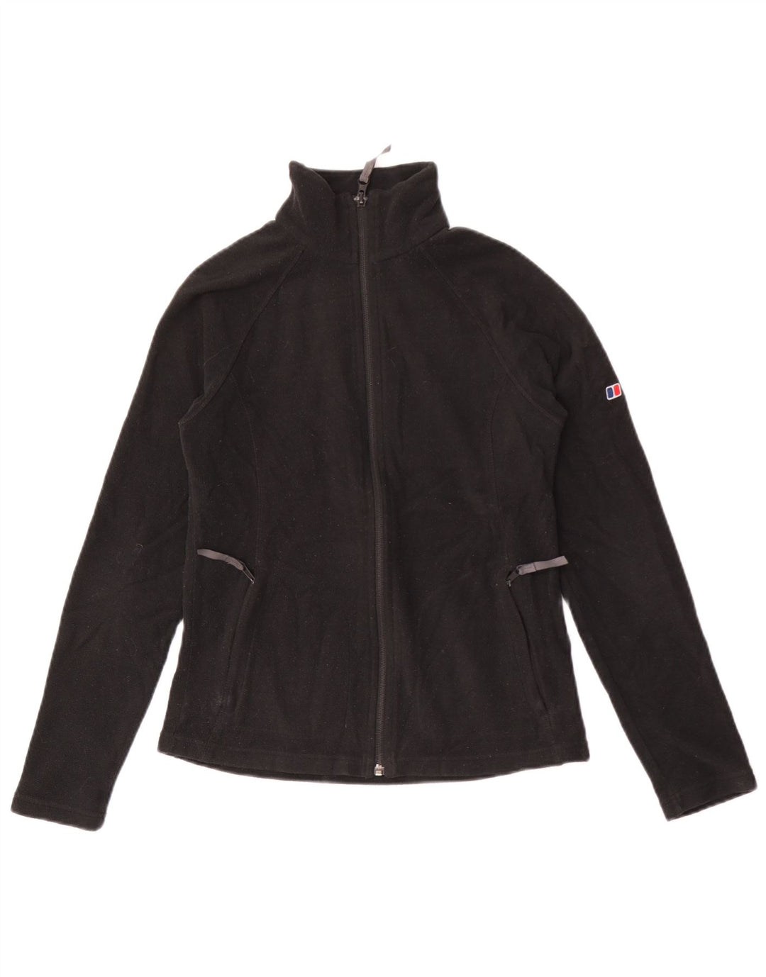 Jaqueta de lã feminina Berghaus UK 8 poliéster preto pequeno