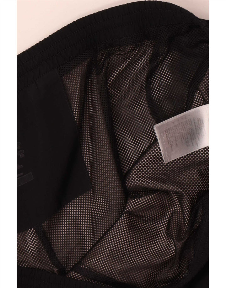 Calças de treino femininas Adidas UK 18 XL preto poliéster