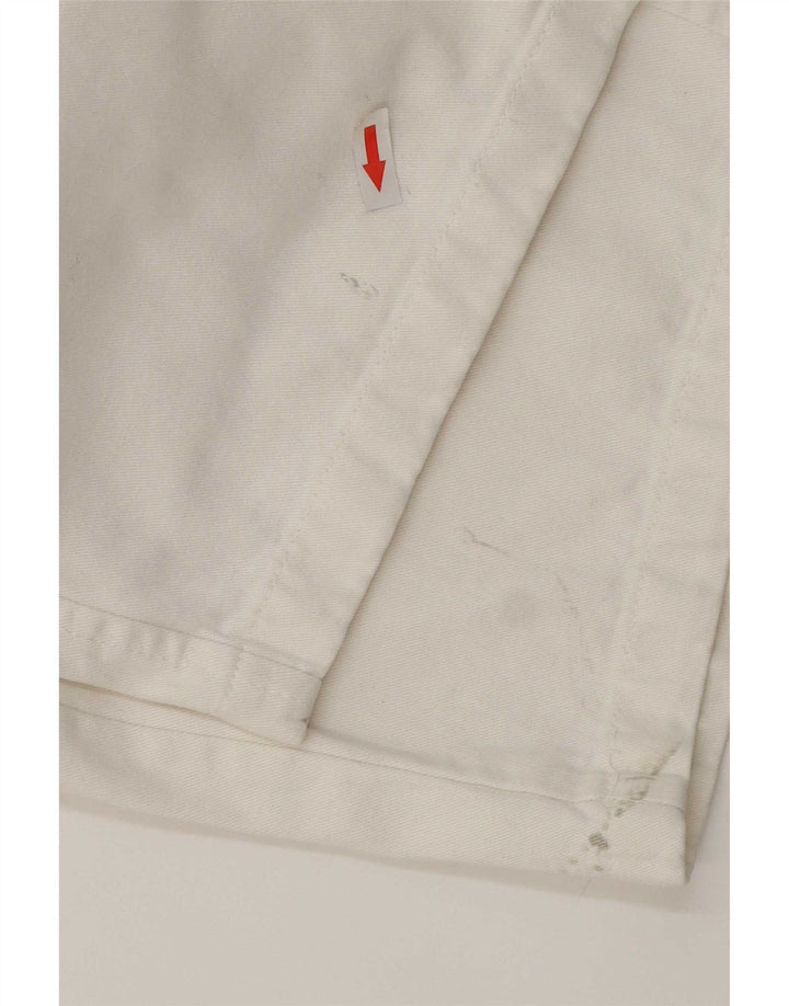 Calça cargo reta feminina Zara EU 42 grande W32 L32 branca