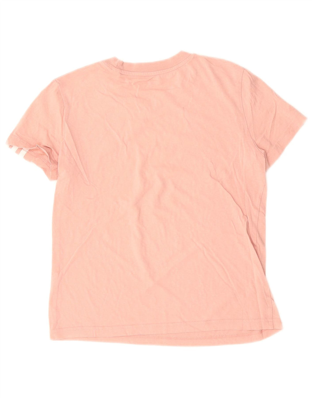 ADIDAS Womens T-Shirt Top UK 8/10 Pequeno Algodão Rosa