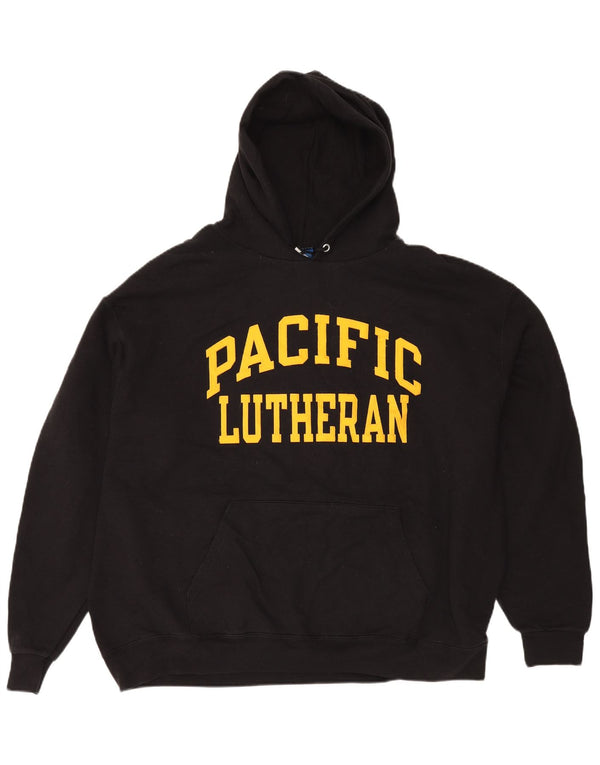 Jumper feminino com capuz gráfico Champion Pacific Lutheran UK 20 2XL preto