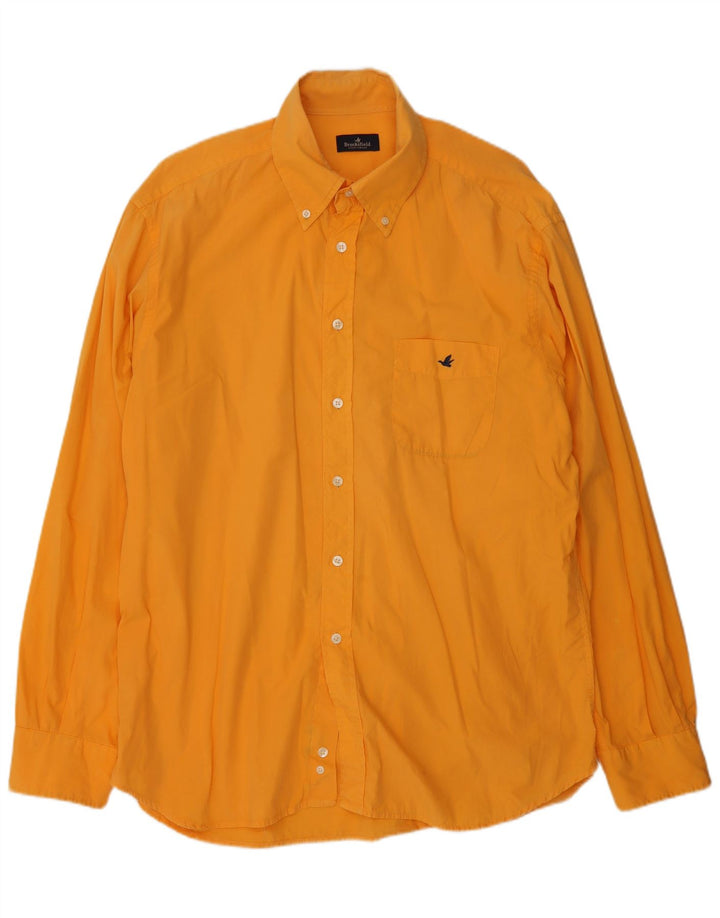 Camisa masculina BROOKSFIELD tamanho 44 XL laranja