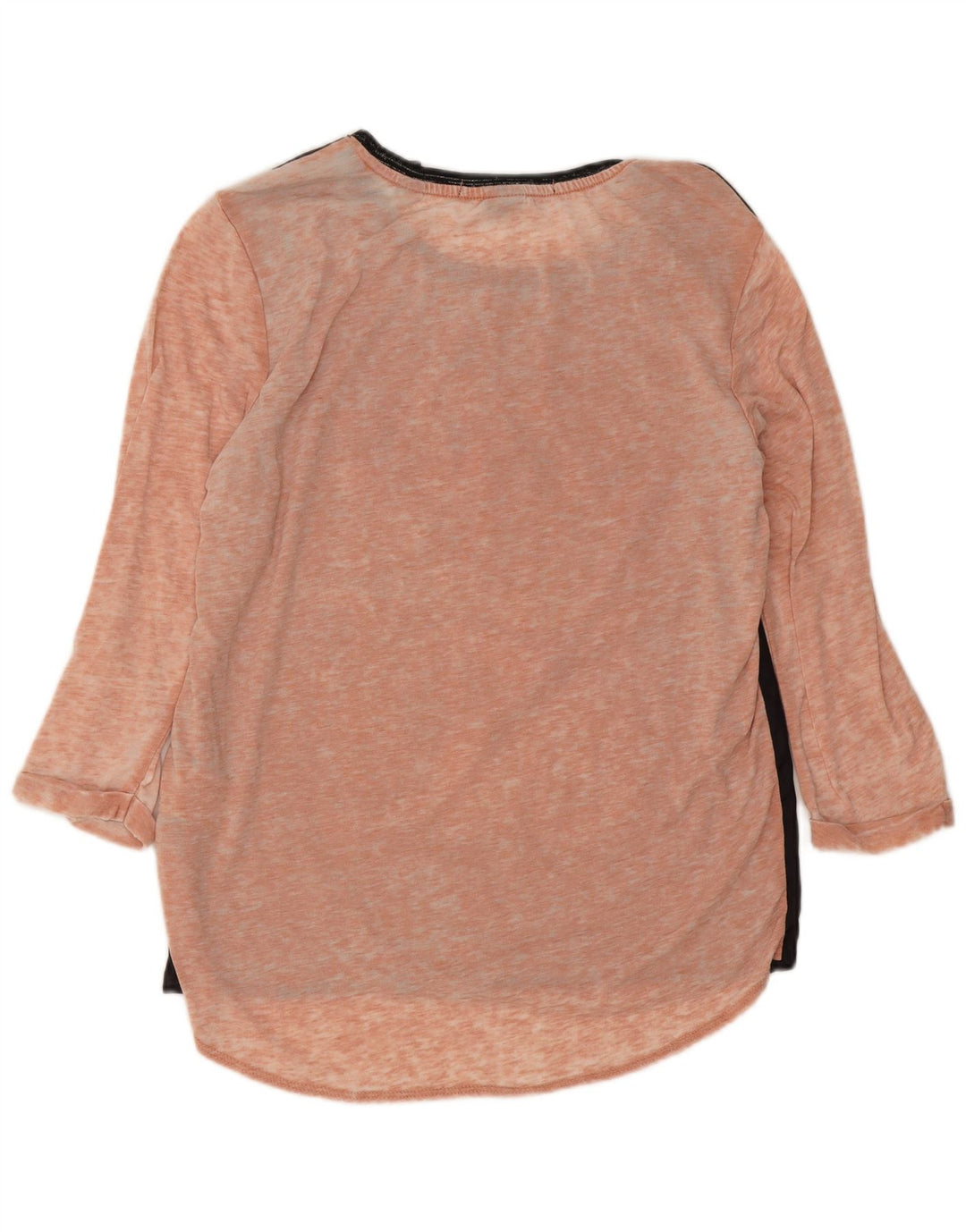 Scotch & Soda blusa feminina gráfica manga 3/4 tamanho 1 bloco colorido preto pequeno