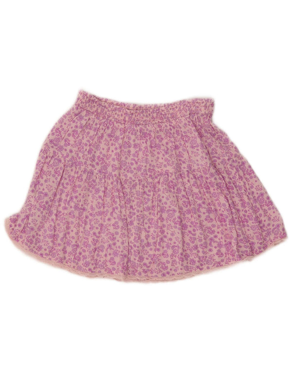 Minissaia feminina Marks & Spencer 13-14 anos W25 viscose floral rosa