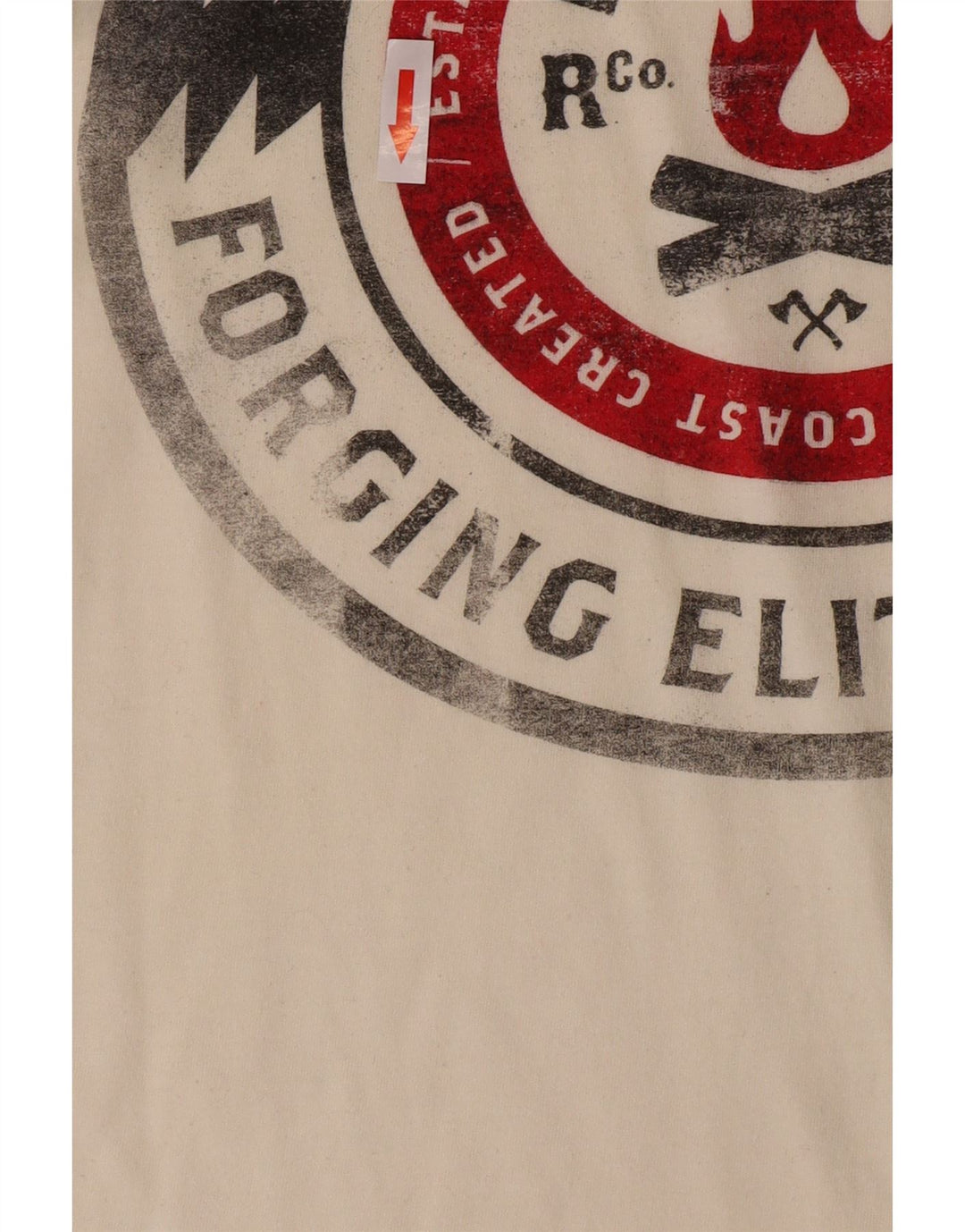 Camiseta masculina Reebok Graphic Top Médio Branco