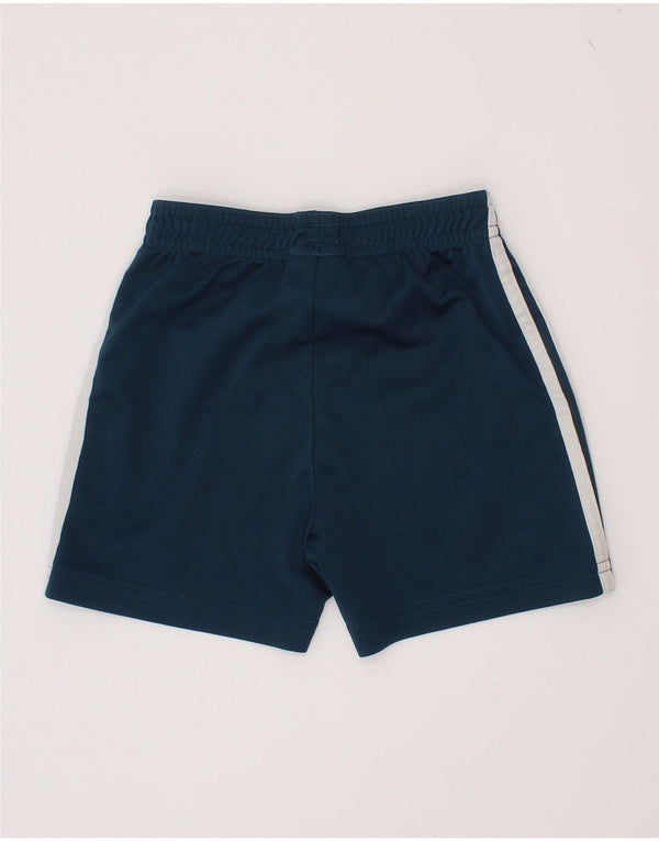 Shorts esportivos gráficos Adidas Munster Rugby para meninos de 6 a 9 meses azul marinho