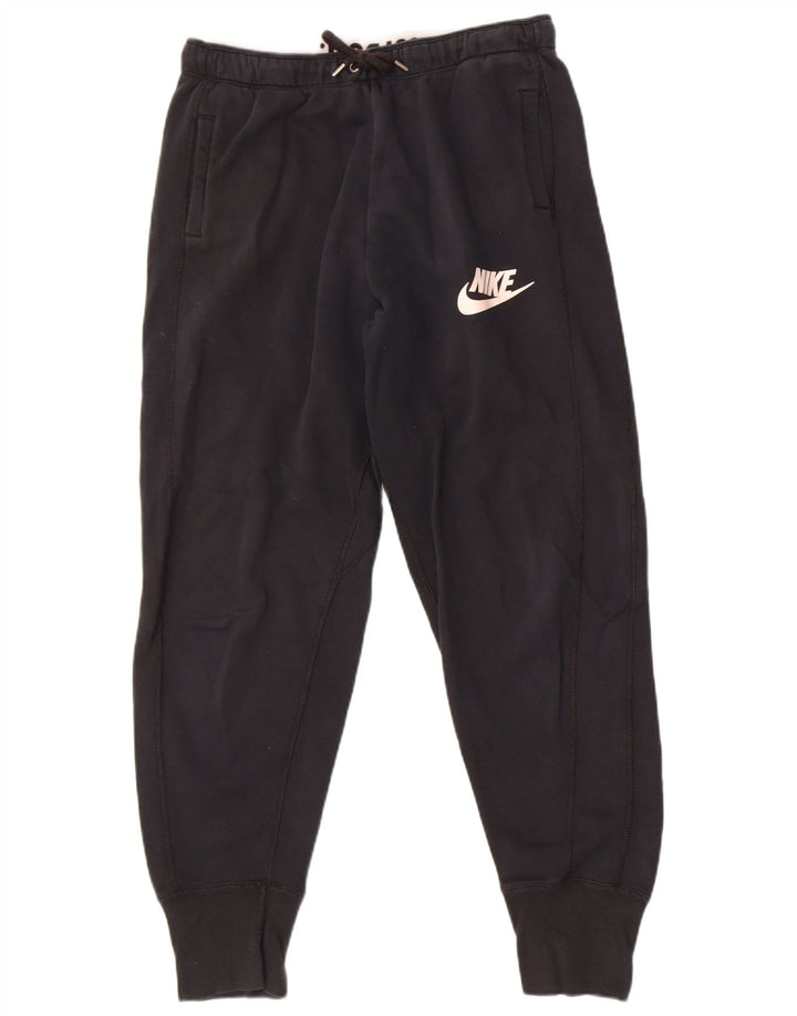 Nike Mens Treino Calças Joggers Médio Algodão Preto