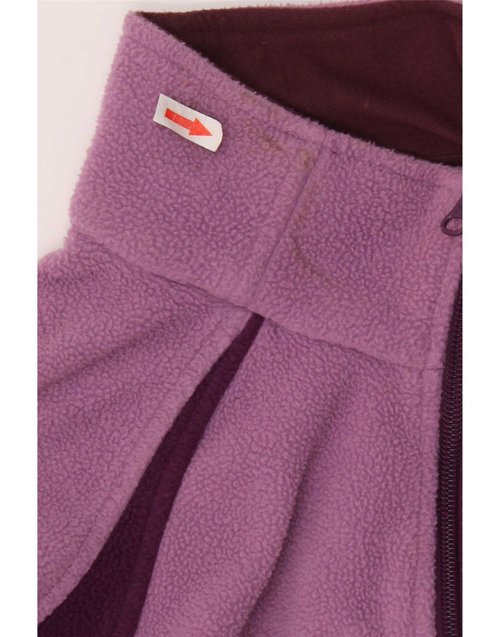 Jaqueta feminina de lã com forro Sprayway UK 12 bloco colorido roxo médio