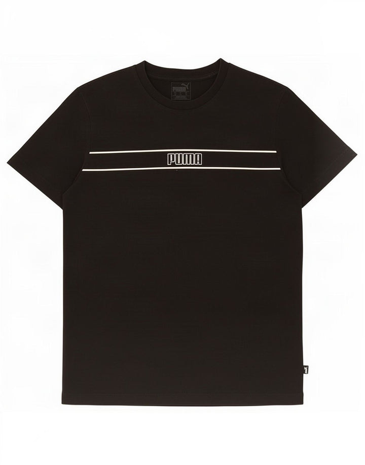 Camiseta Puma Masculina Graphic Top Médio Preto