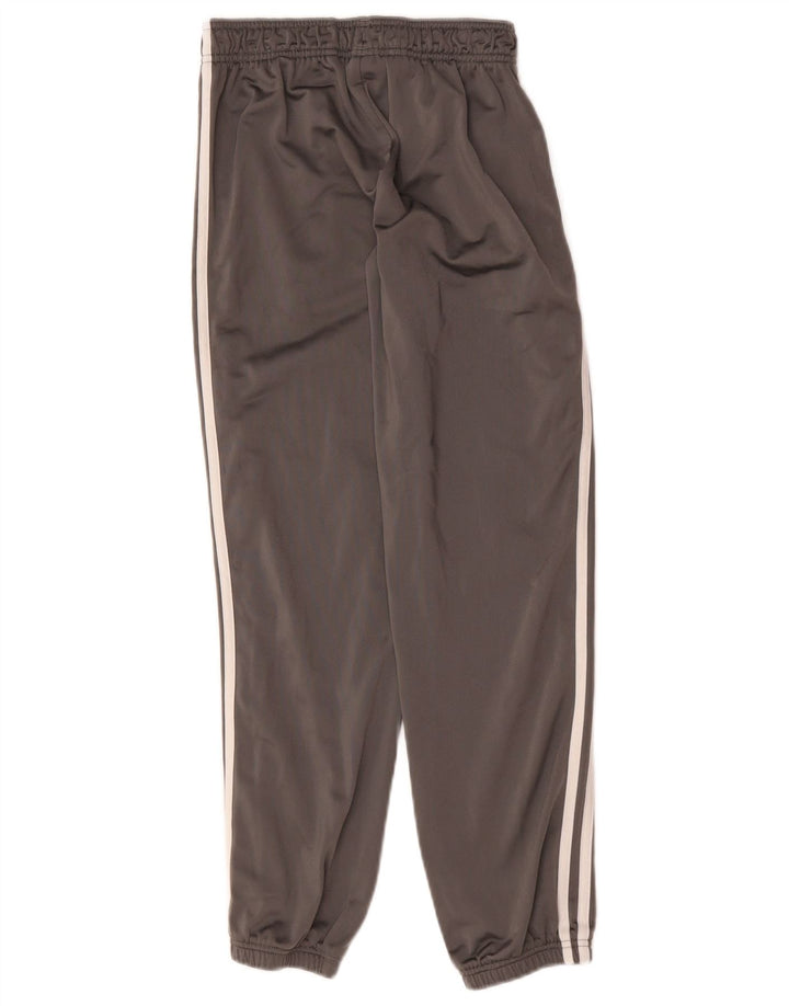 Adidas meninos calças de treino joggers 11-12 anos cinza poliéster
