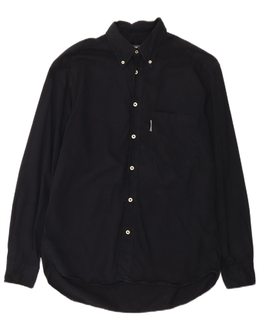 Belfe & Camisa masculina pequena algodão azul marinho