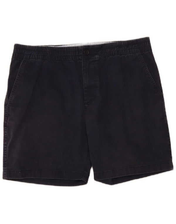 Tommy Hilfiger Mens Chino Shorts Grande W34 Azul Marinho Algodão