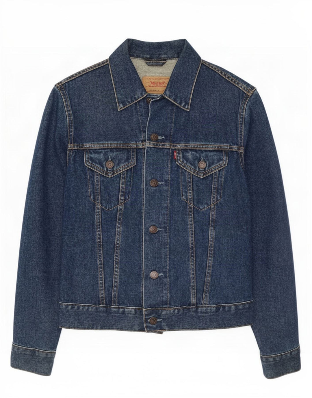 Jaqueta jeans feminina Levi's 11-12 anos algodão azul médio