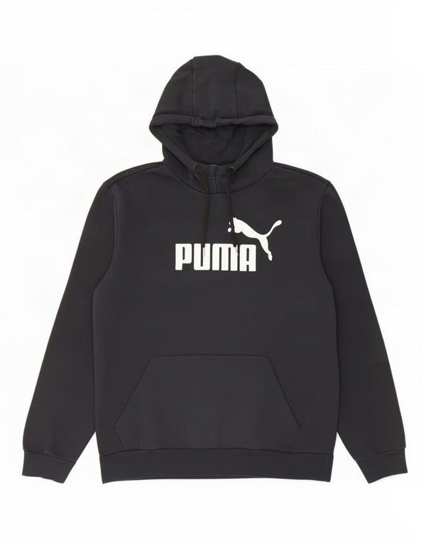 Puma masculino gráfico moletom com capuz XL preto algodão