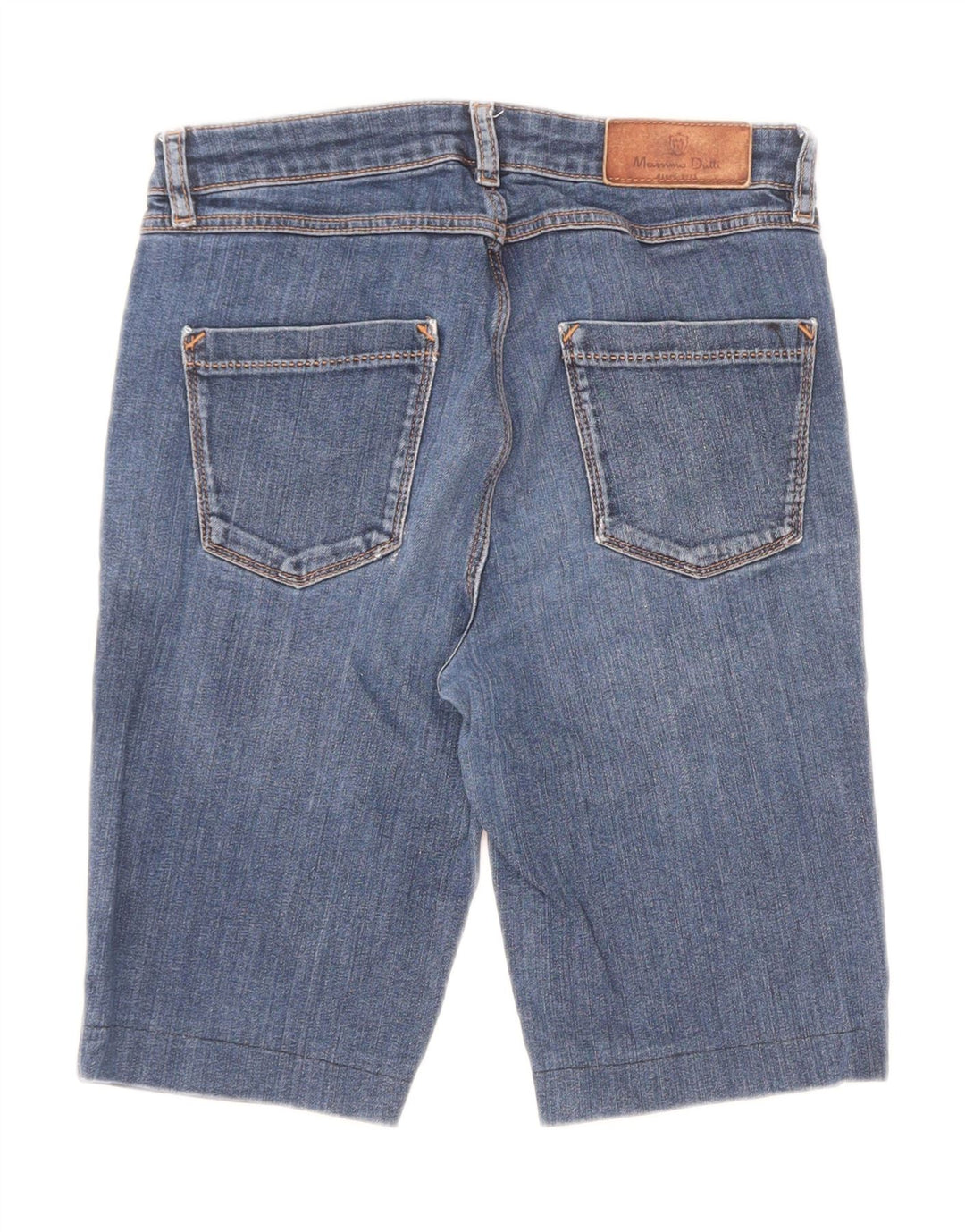 Shorts jeans feminino regular Massimo Dutti EU 36 XS W26 azul