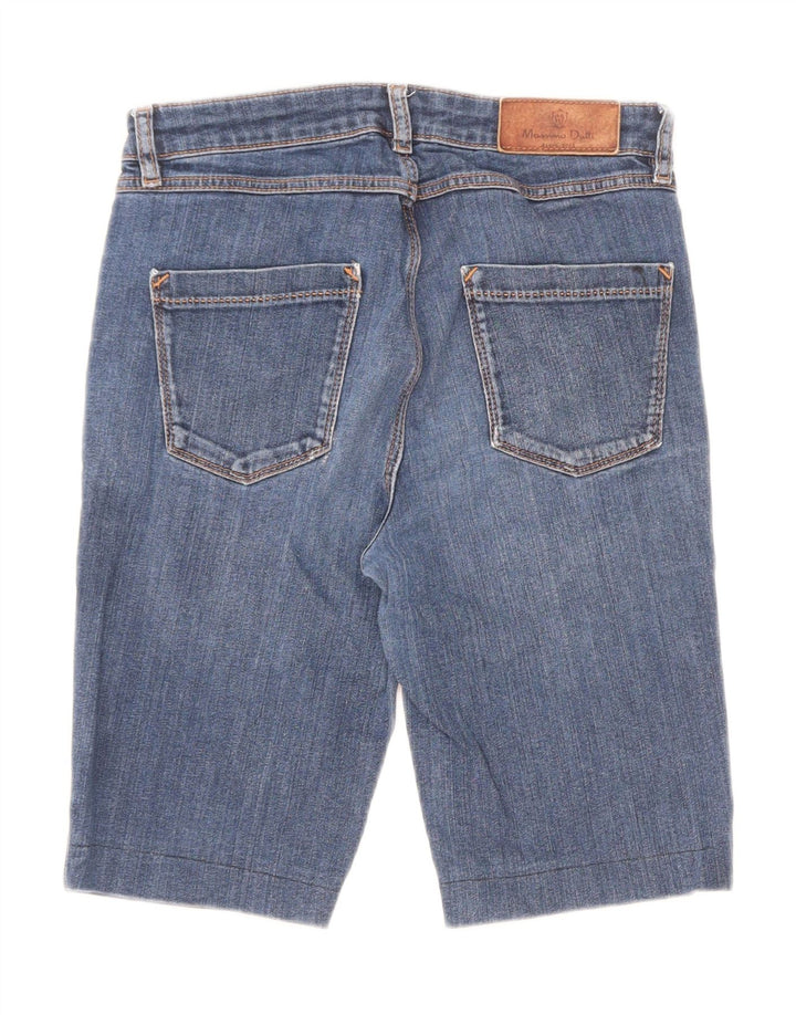 Shorts jeans feminino regular Massimo Dutti EU 36 XS W26 azul