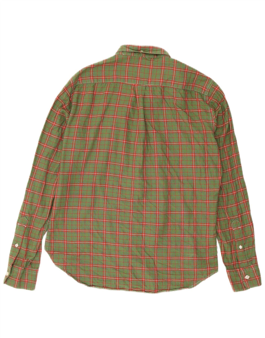 Camisa masculina Levi's verde médio xadrez algodão