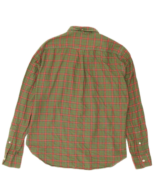 Camisa masculina Levi's verde médio xadrez algodão