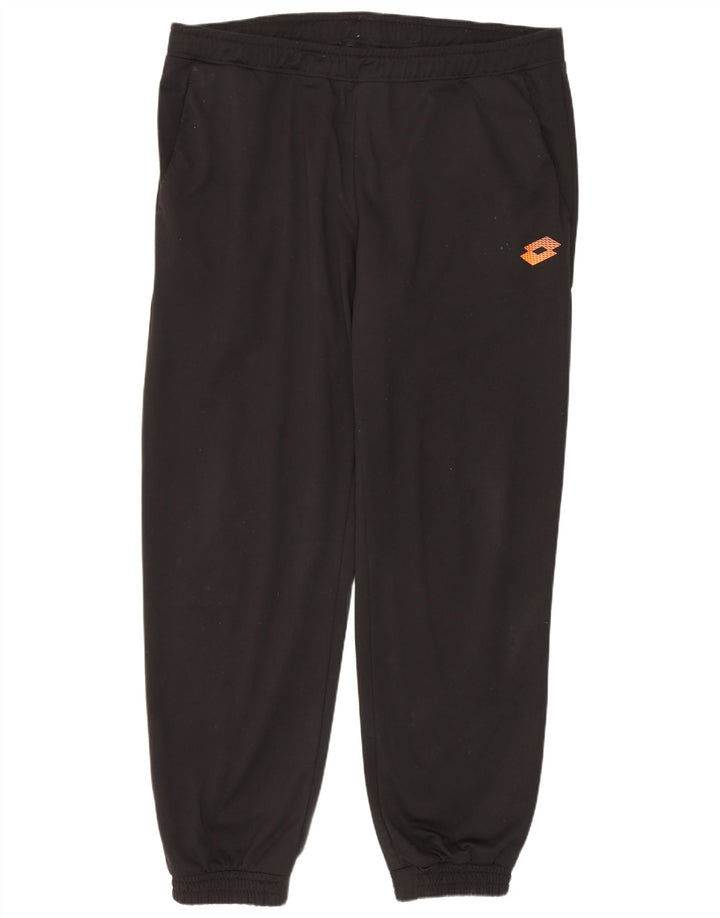 Calça de treino masculina Lotto Joggers XL poliéster preto