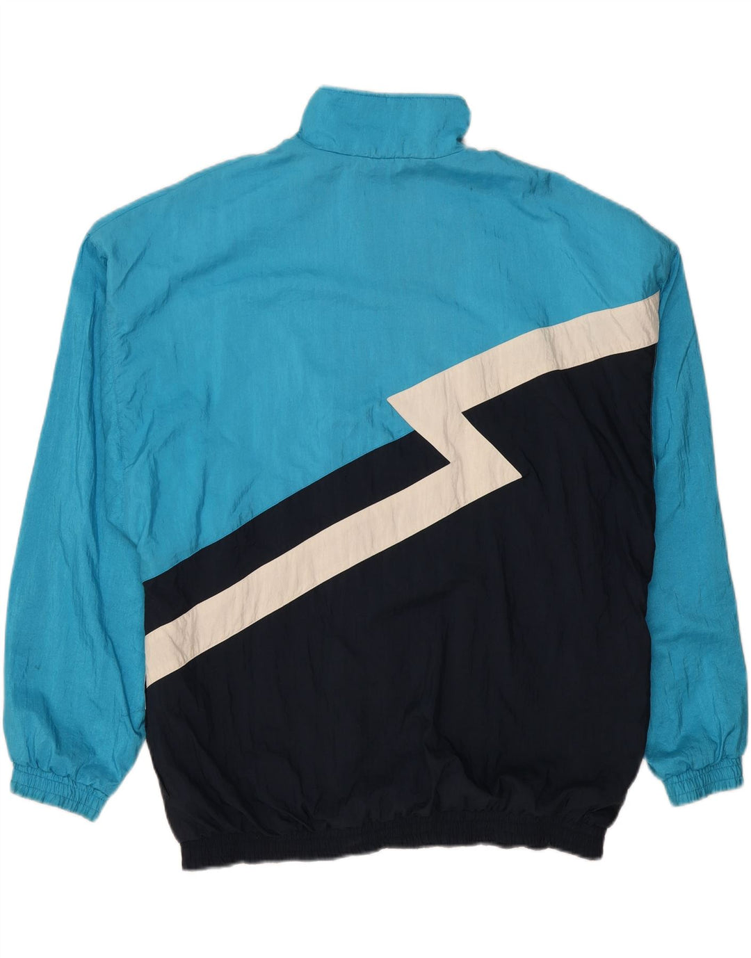 ACTIVE Mens Treino Top Jacket 2XL Azul Colourblock Poliamida