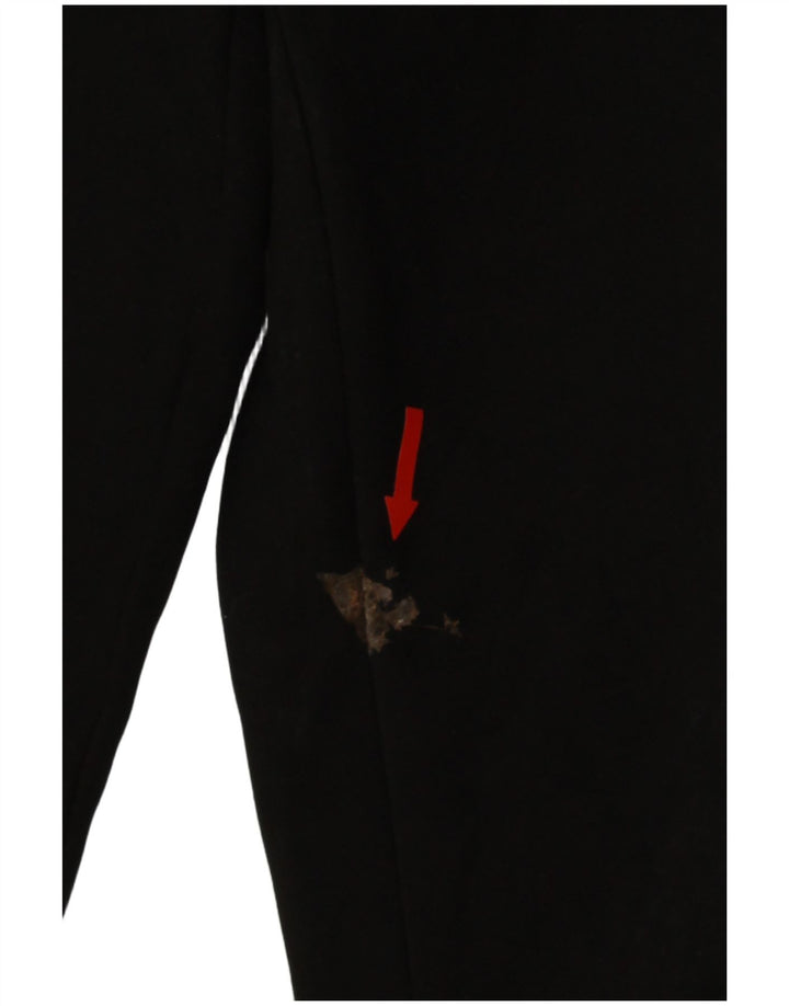Zara Calça feminina skinny cortada média W28 L26 preta
