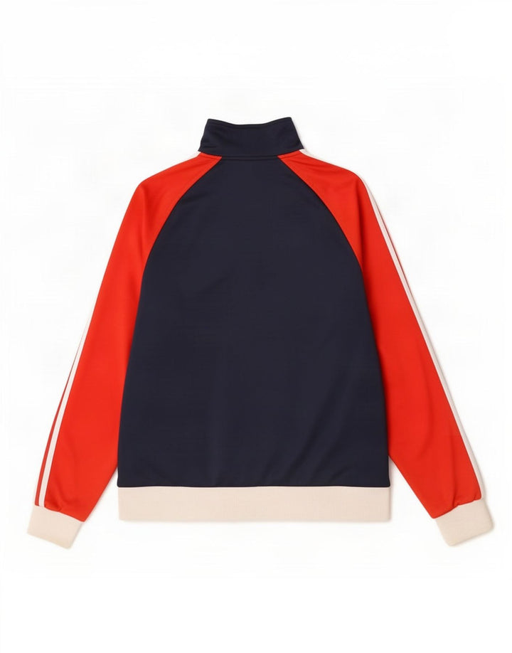 Asics Mens Tracksuit Top Jacket Médio Azul Marinho Colorblock