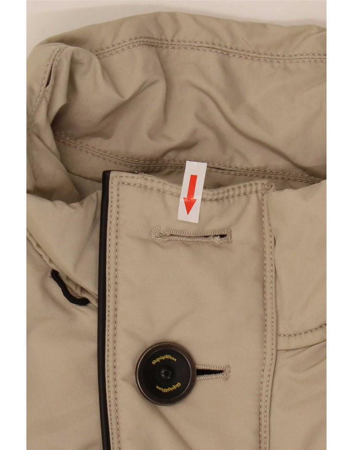 Jaqueta de chuva masculina Refrigiwear UK 38 nylon bege médio