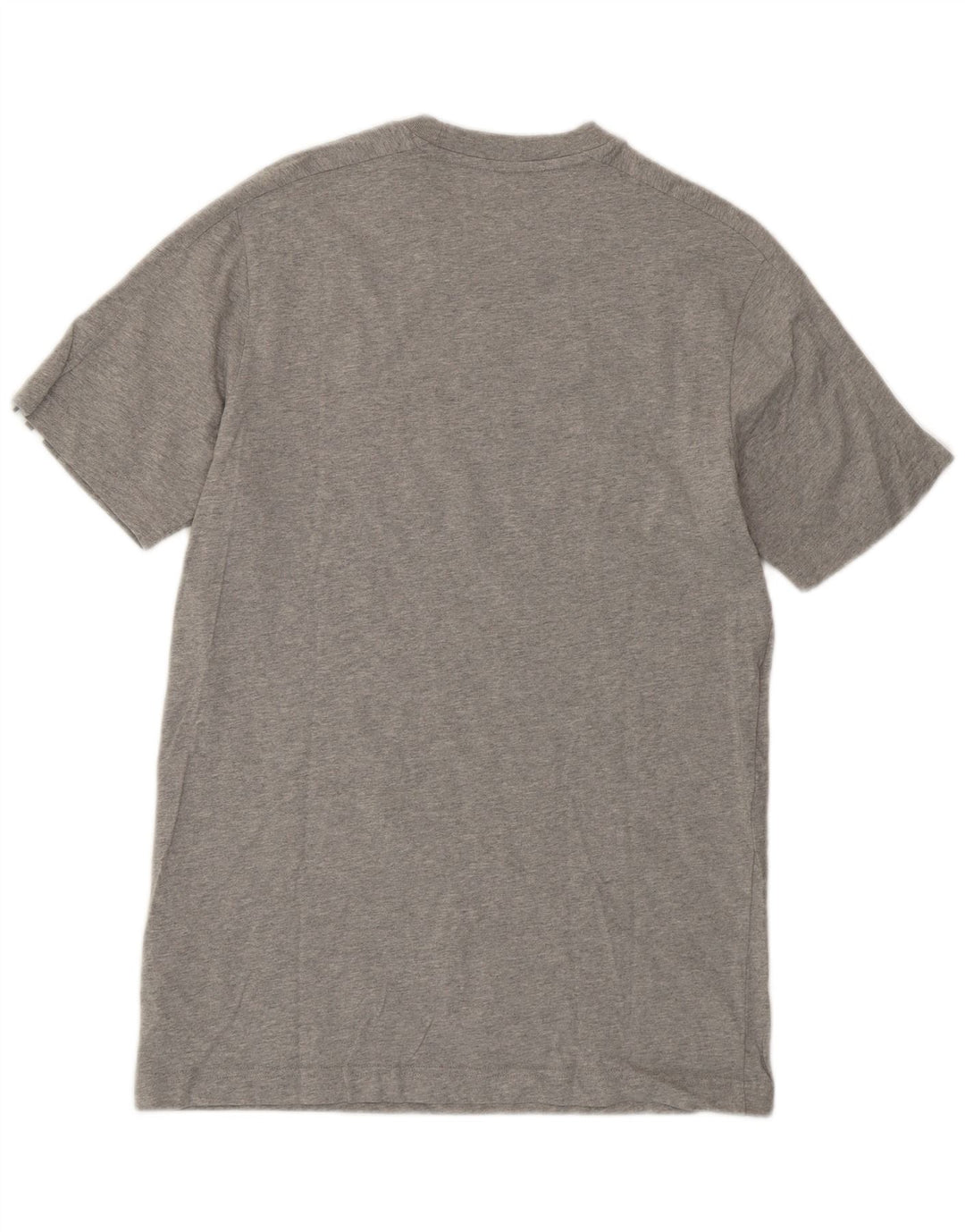 Adidas Mens Camiseta Top Pequeno Algodão Cinza