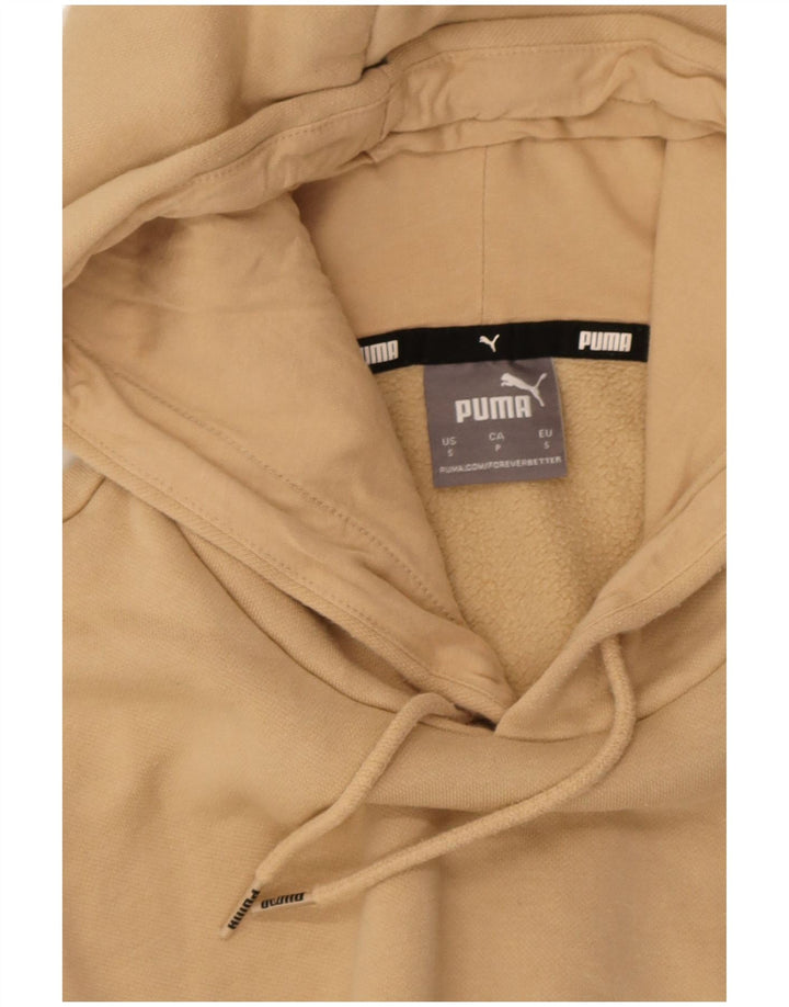 Puma Mens Hoodie Jumper Pequeno Bege