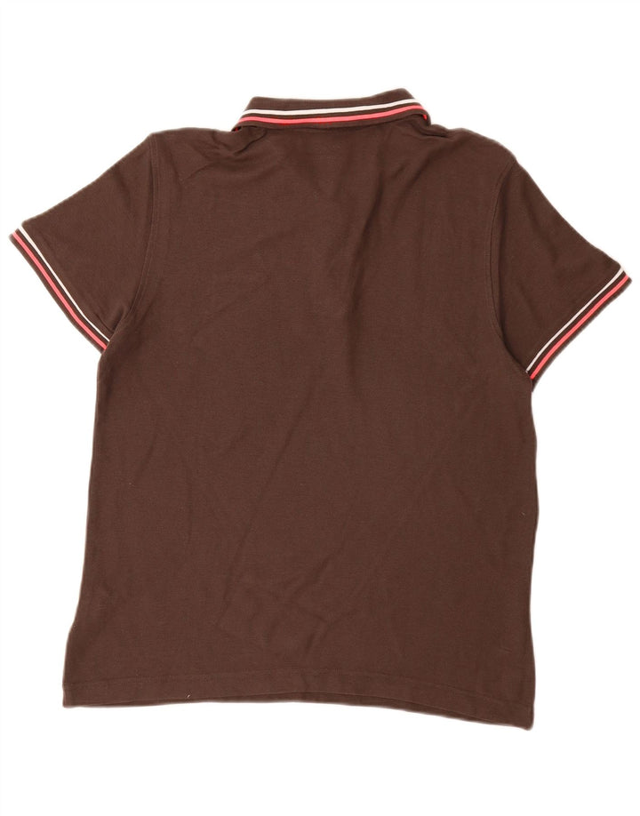 Camisa polo masculina LOTTO XS algodão marrom